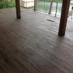 (122) Stained and sealed wood deck
